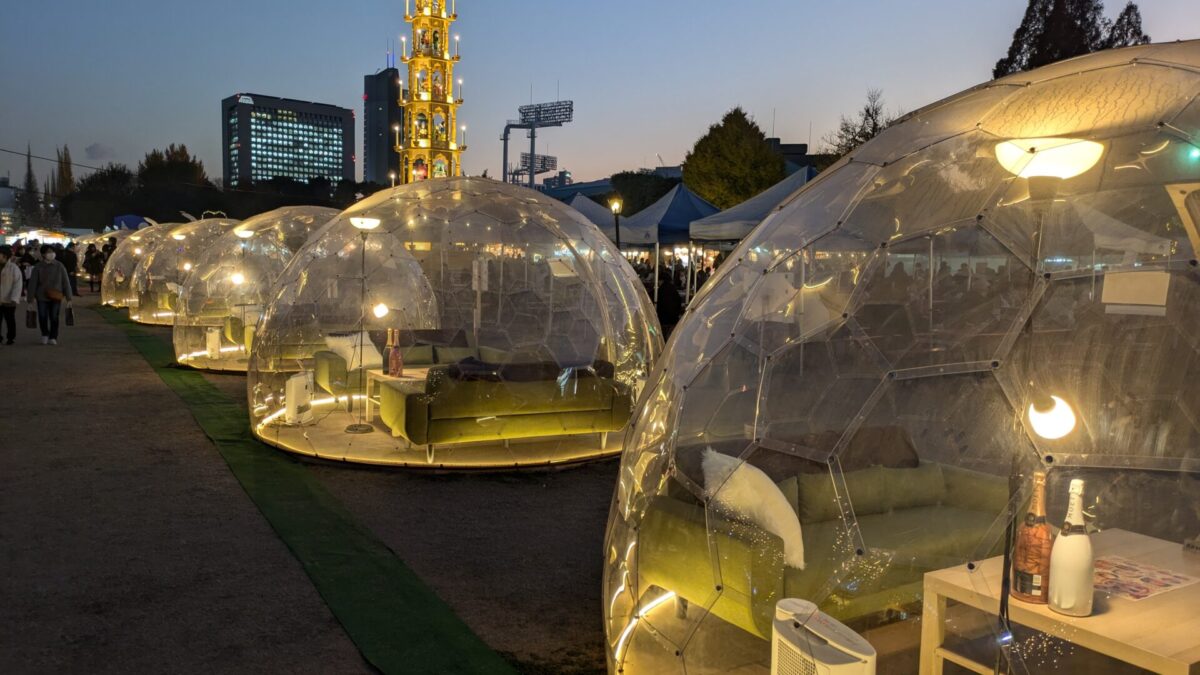 東京クリスマスマーケット2025のVIPドーム